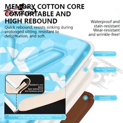 Cojín impermeable antideslizante WALK FISH de espuma viscoelástica