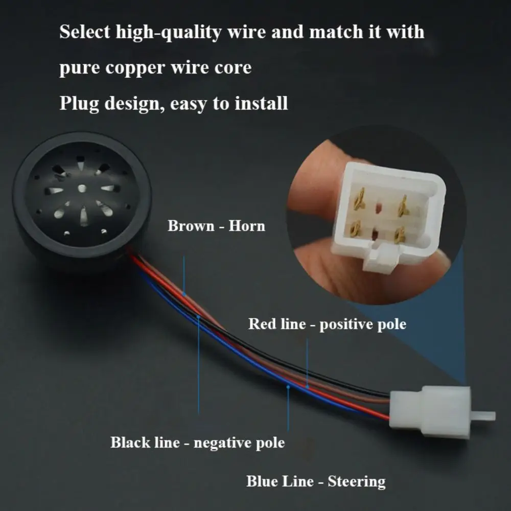 Detalle de los cuatro cables de conexión