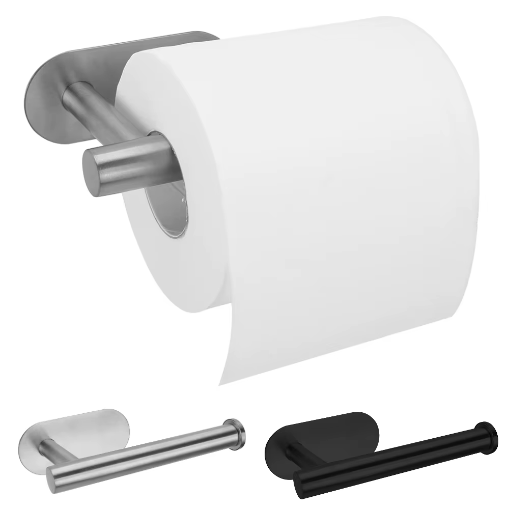 Soporte Adhesivo para Papel Higiénico y Toallas de Cocina - imagen 4