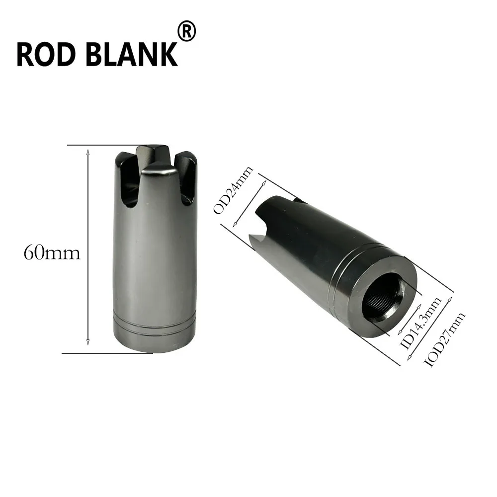 Blank de caña con gimbal aluminio para reparación DIY - imagen 3