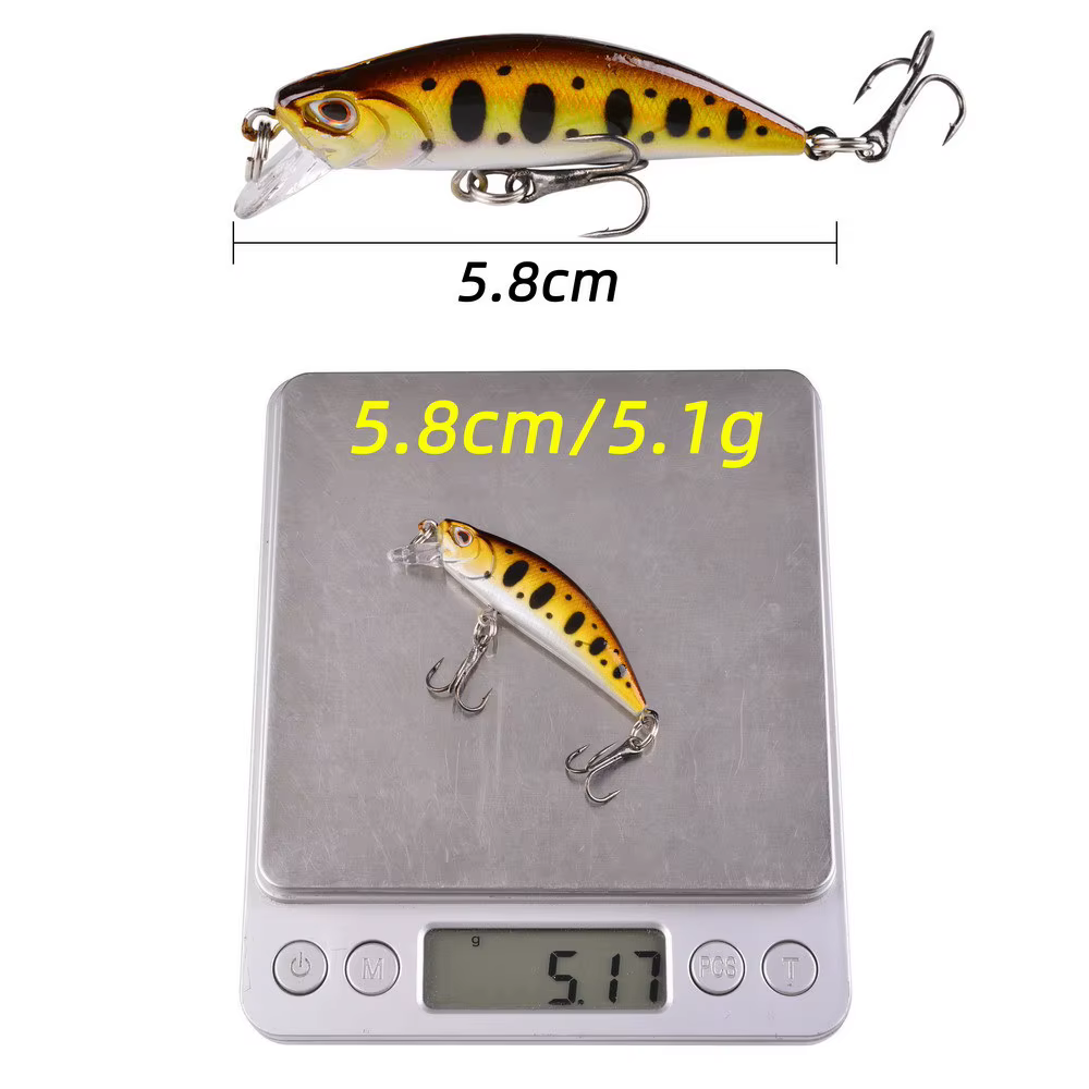 Jerkbait Mini hundidor para trucha y lubina - imagen 3
