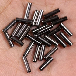 LIONRIVER Tubo cobre redondo para sedal – Manguitos engarzados negros