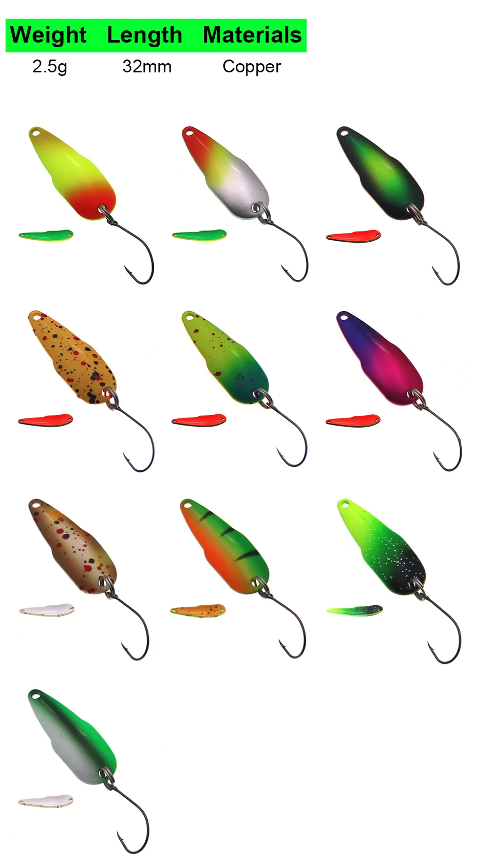Variedades de color disponibles