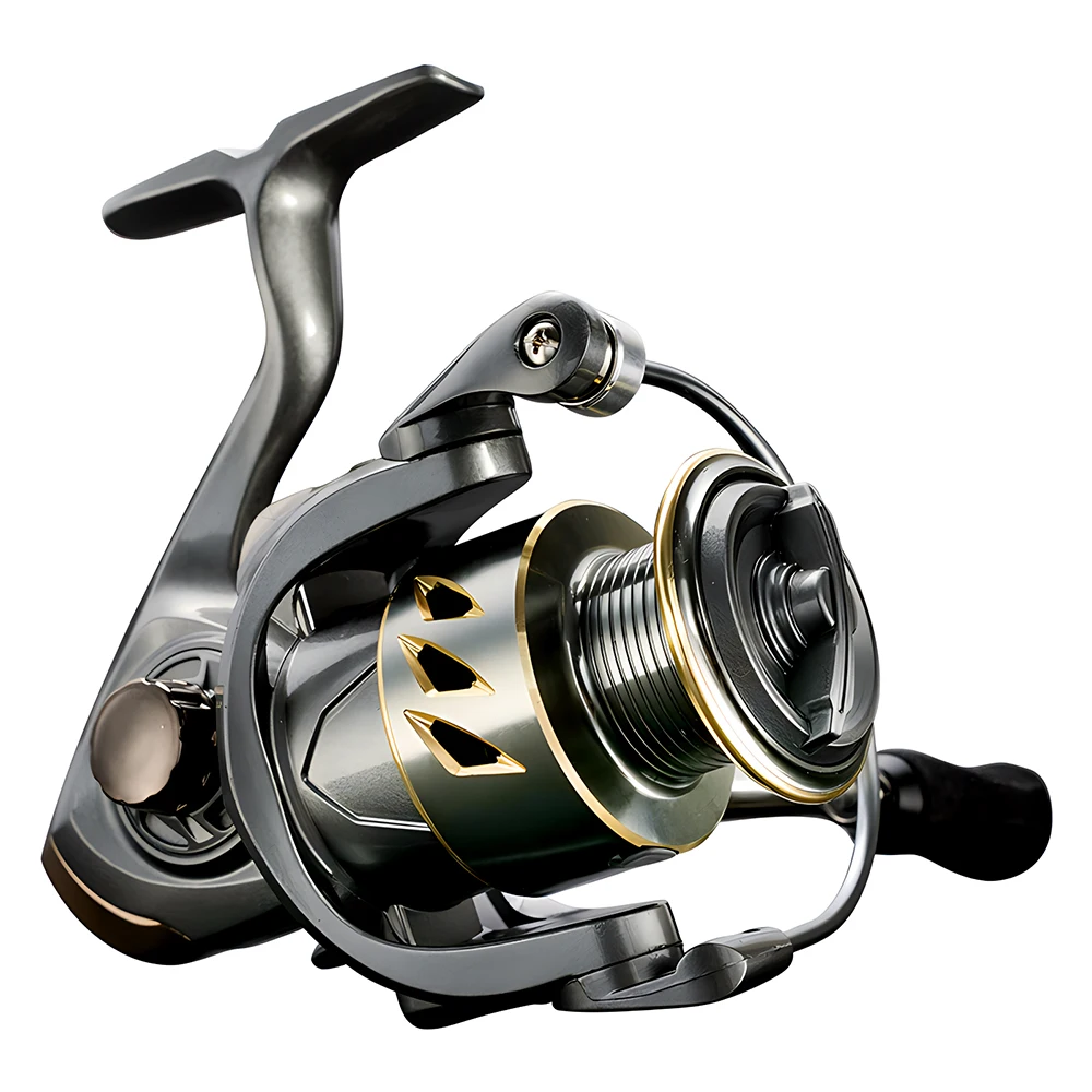 Carrete Spinning Agua Salada Metal con Arrastre Suave - imagen 3