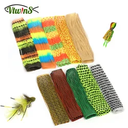 Vtwins patas de silicona UV para mosca mar con falda aleteada