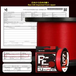 Hilo trenzado ZUKIBO 8 bras - Rojo indeleble rockfishing
