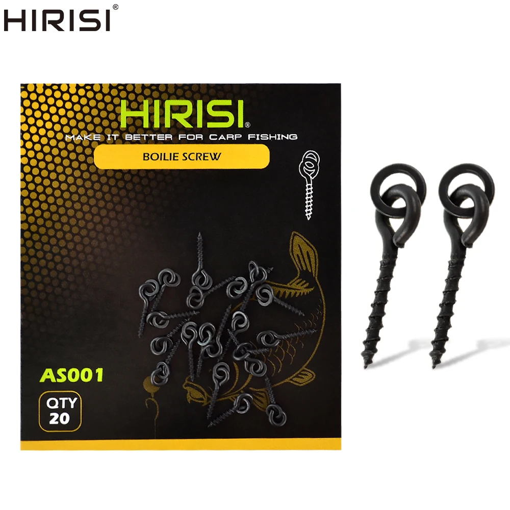 Hirisi Tornillos para carpas con anillo sólido Chod Rig