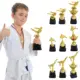 Trofeo de oro artesano para taekwondo, pequeña copa dorada - imagen 3