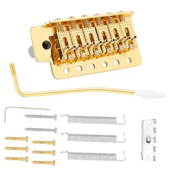 Puente Vibrato Profesional dorado con rodillos metálicos