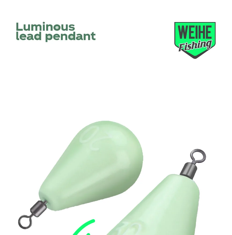 Accesorios luminosos para aparejos de pesca, 2 uds.