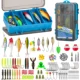 THKFISH Kit de señuelos para trucha y lucio con jigs y metálicos