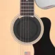 Protector orificio sonido guitarra goma negra redondo rectangular - imagen 5