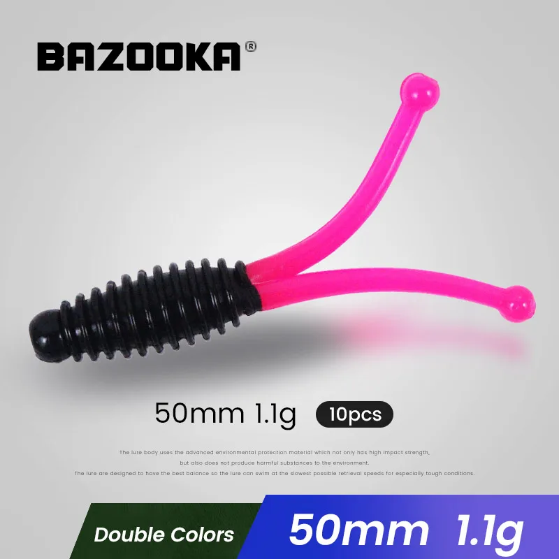 Señuelo suave Bazooka de 50mm