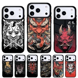 Funda protectora suave con máscara Oni Hannya para iPhone 17 Air