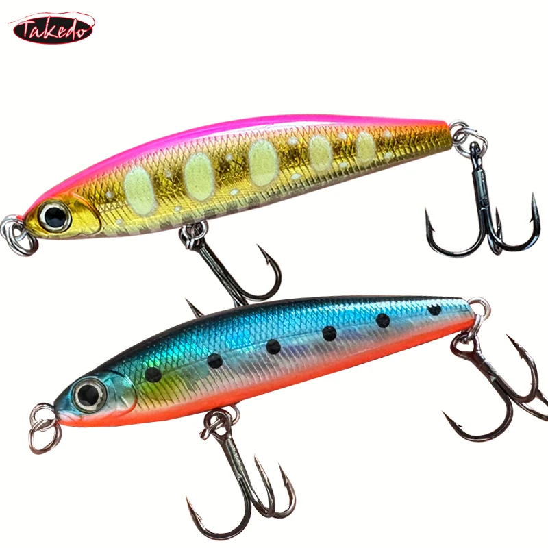 TAKEDO Minnow lápiz para pesca en el mar ABS plástico duro - imagen 3