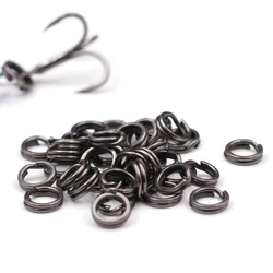 FishTrip anillo dividido acero inoxidable extrafuerte para jigging