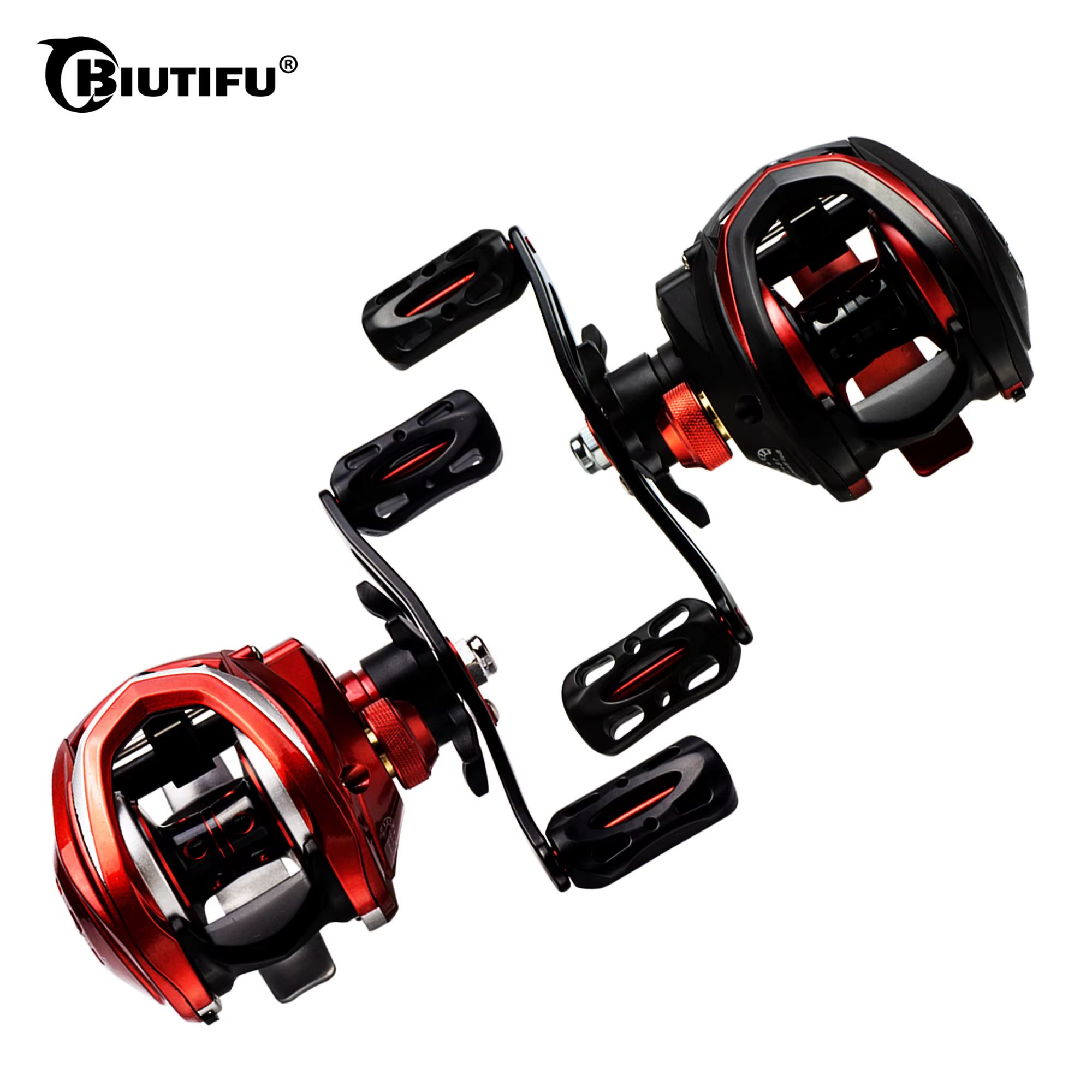 Carrete Baitcasting BIUTIFU – Freno doble y 10 kg de arrastre - imagen 2