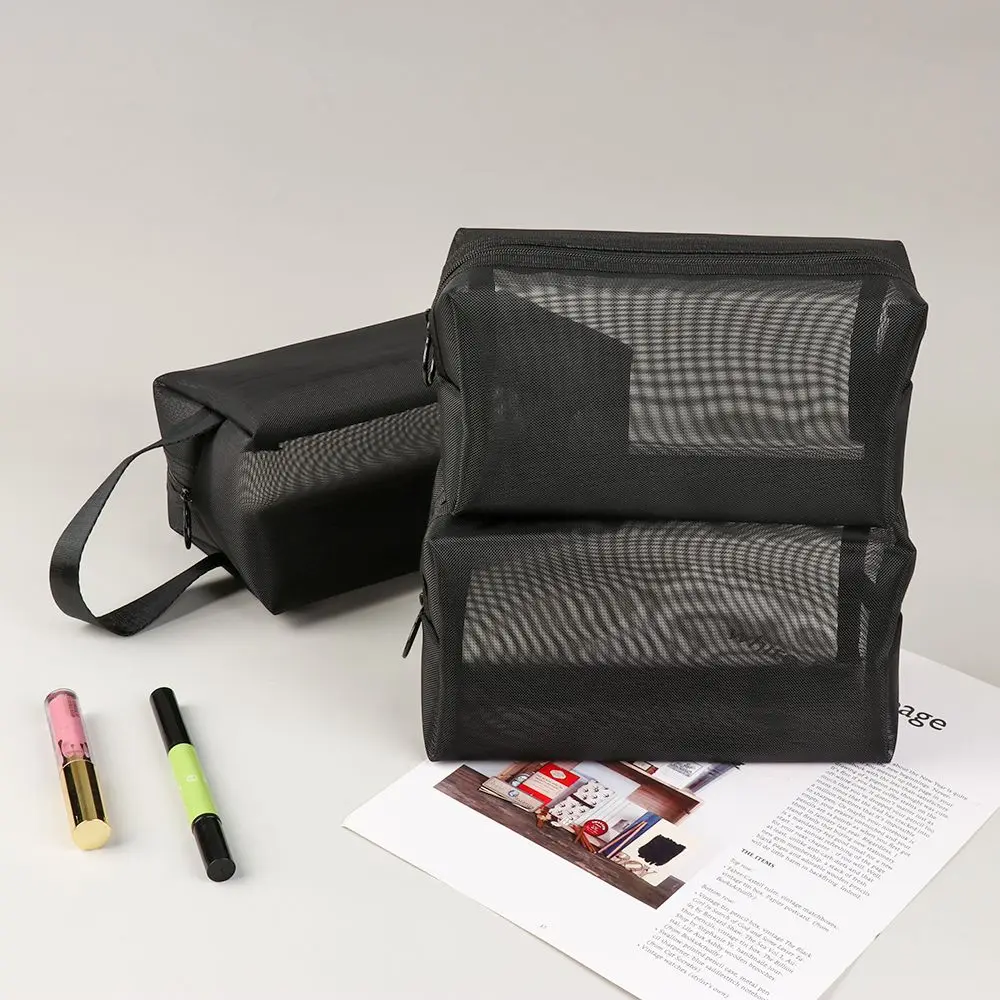 Bolsa de cosméticos de malla para organizador de viaje - imagen 3