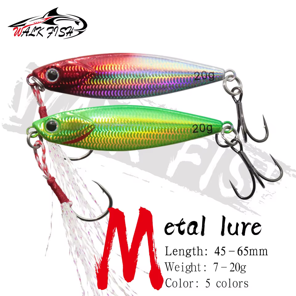 Walk Fish Señuelo de Metal Fundido para Pesca Vertical – SwimBait