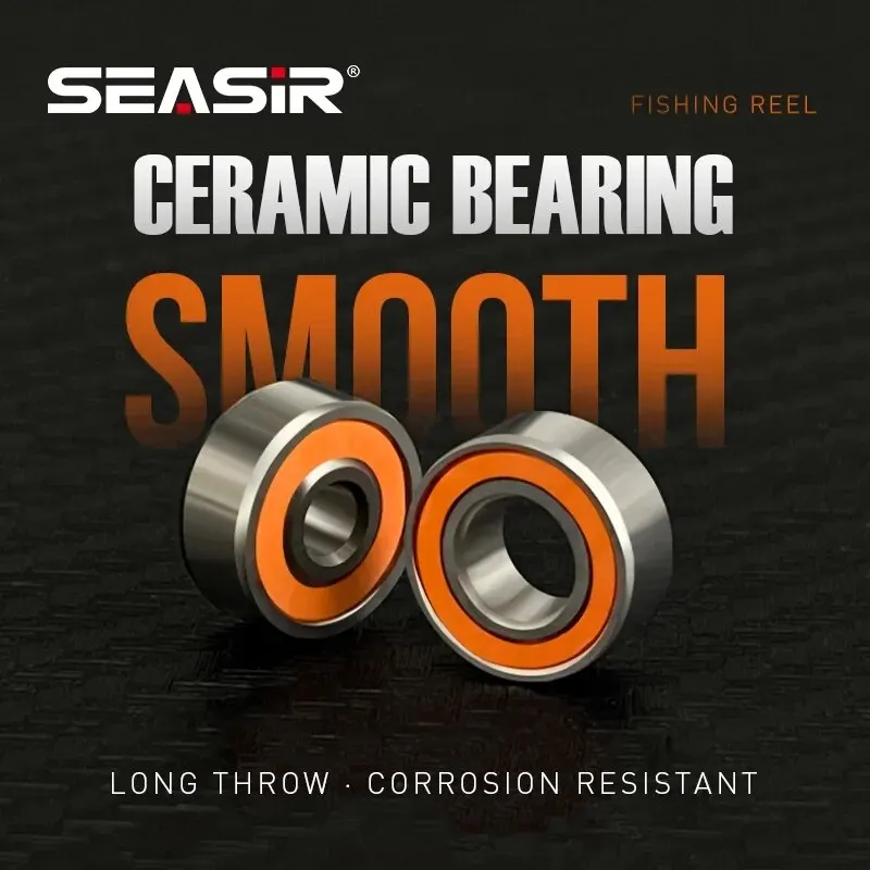 Rodamientos de pesca SEASIR – Polea 3x10x4 + carrete 5x10x4