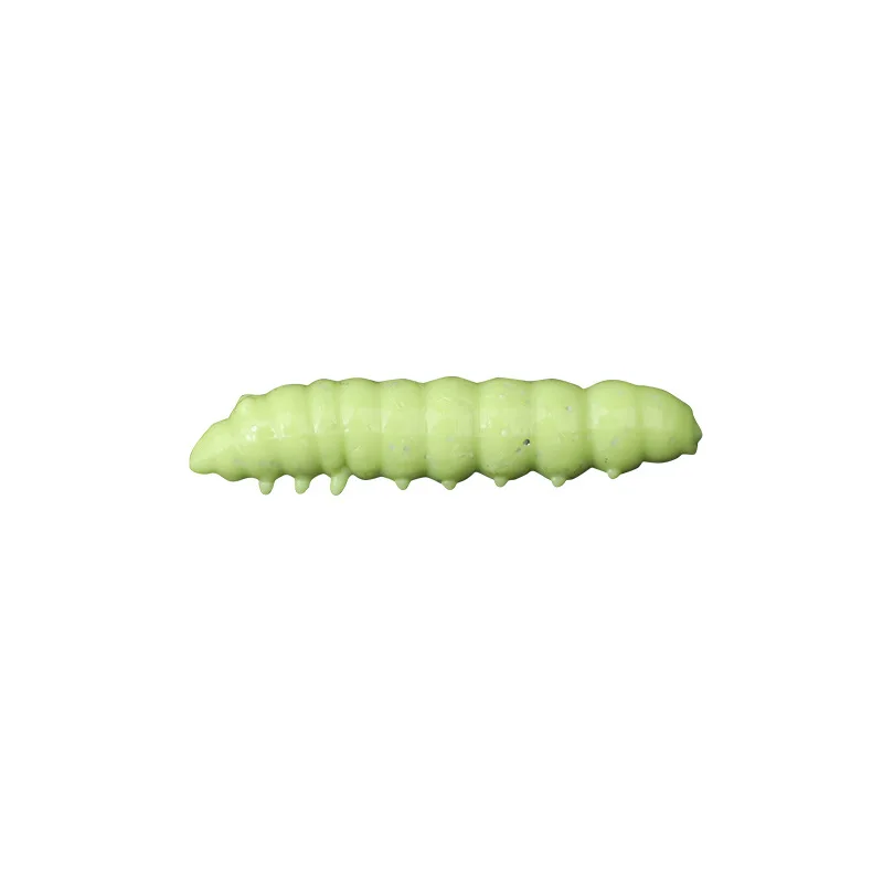 Señuelo blando luminoso larva flotante TPE para lubina y trucha - imagen 5