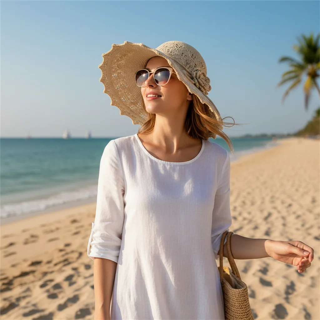 Sombrero para playa y actividades al aire libre