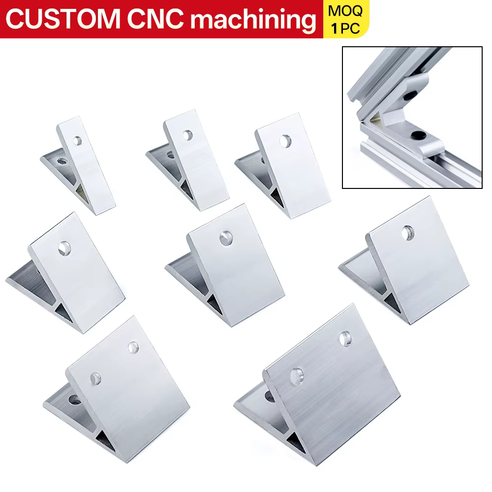 Soporte de Ángulo Industrial en Aluminio CNC mecanizado - imagen 4
