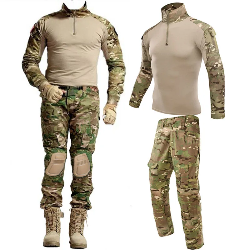 Traje de pesca camuflaje táctico – Pantalón y chaqueta hombre
