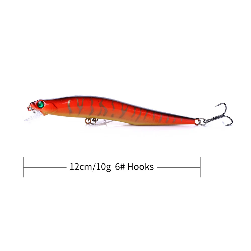 Detalle del diseño y anzuelos triples