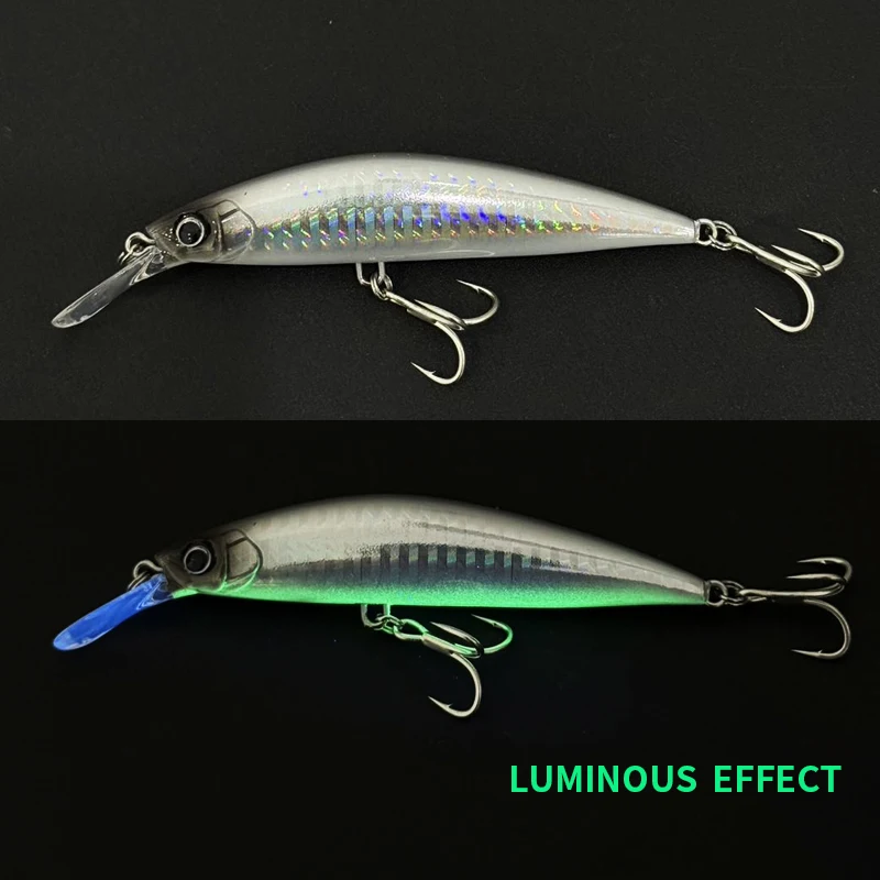 Señuelo Minnow hundimiento rápido wobbler jerkbait para lubina - imagen 2