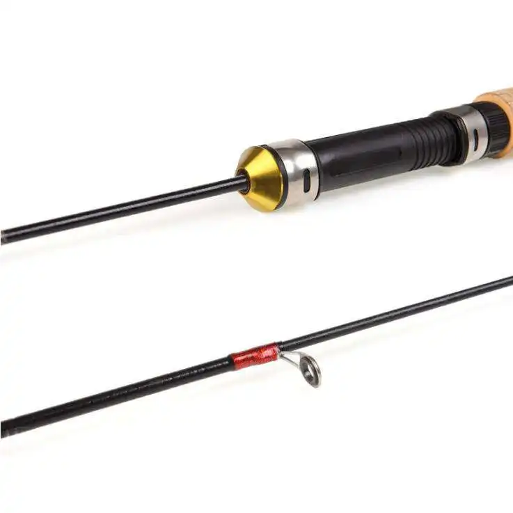 Caña telescópica de carbono WEIHE – mini caña para pesca en hielo - imagen 3