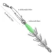 Kit de accesorios para pesca de calamar: cebo y anzuelo gigante - imagen 3