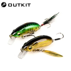 Crankbait OUTKIT CC40 CC50 – Pececillo hundido silencioso para lubina