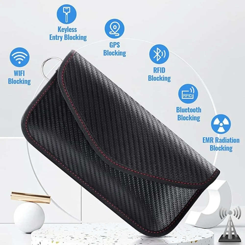 Bolsa Faraday RFID antirobo para llaves de coche y mandos universal - imagen 5