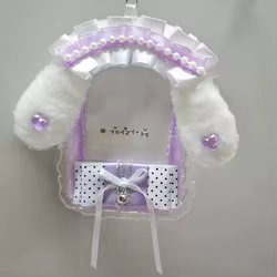 Estuche DIY Lolita Kawaii con encaje y cinta protectora