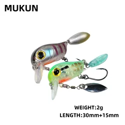 Mukun Micro Crankbaits flotantes – Trucha y Lubina