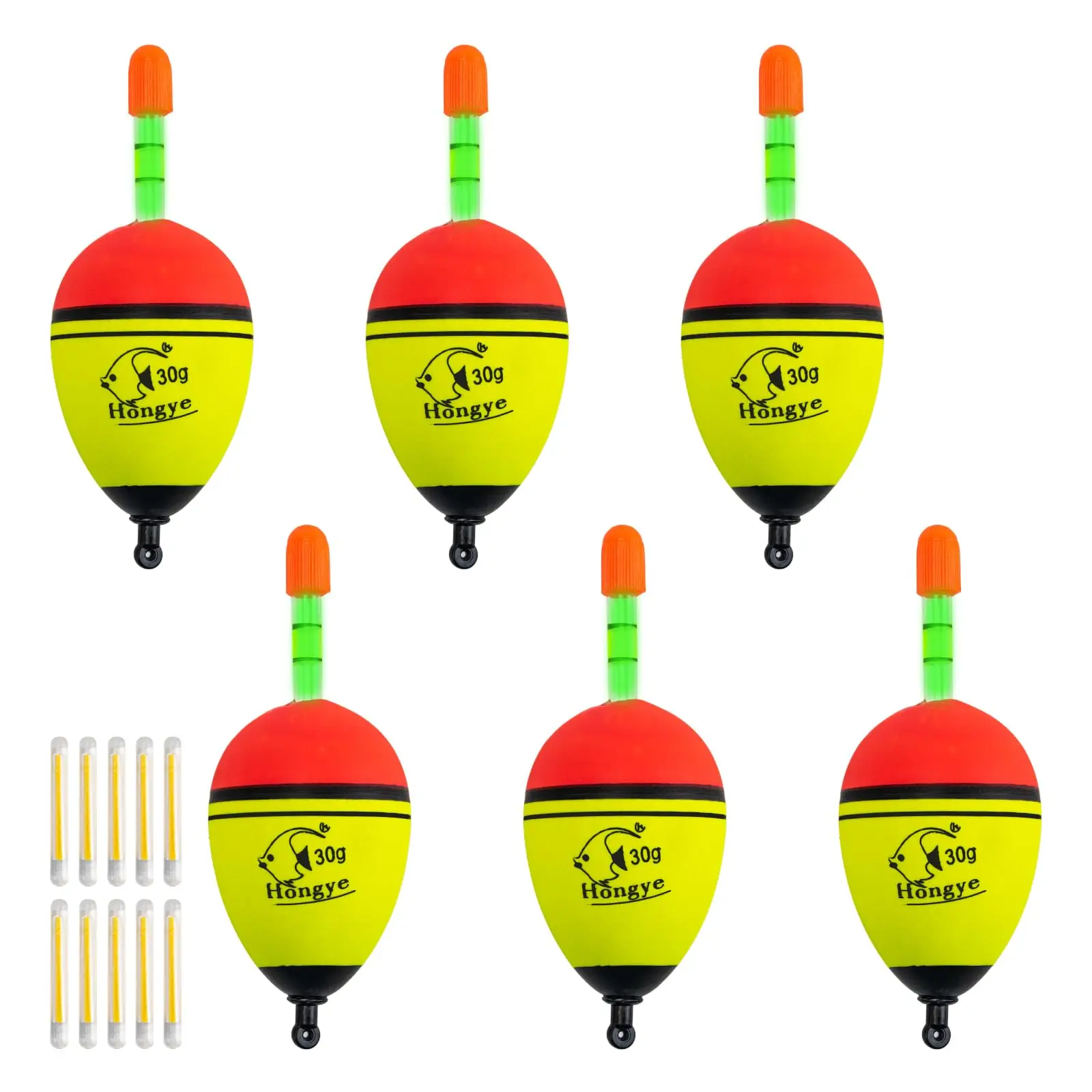 Boya luminosa de espuma EVA larga distancia para pesca en carpa
