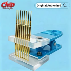 Pinza de sujeción PCB para programación y descarga pogo chapado oro