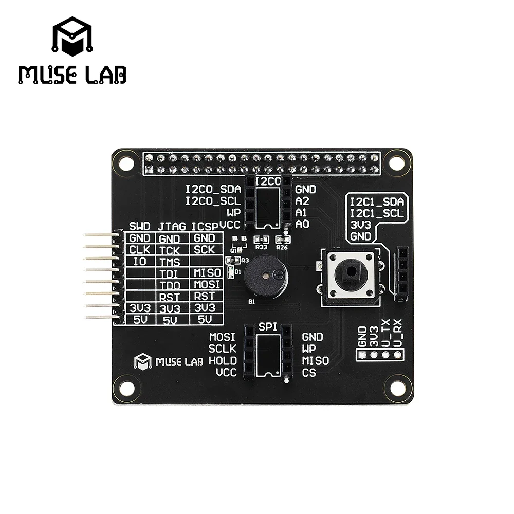 Programador RPi HAT multifuncional Raspberry Pi para I2C, SPI y SWD - imagen 4