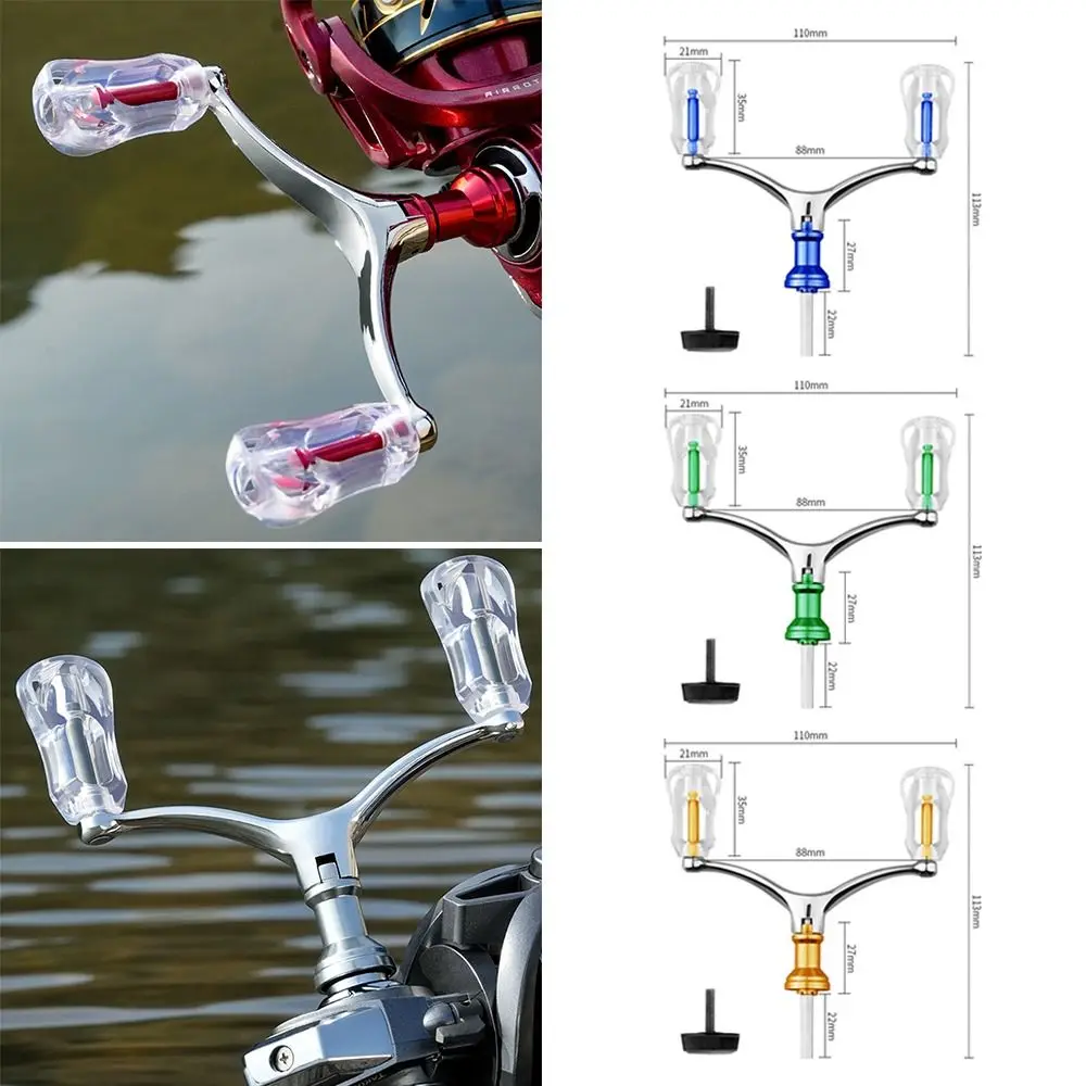 Carrete de pesca aluminio – Mango hueco plegable ligero para spinning - imagen 4