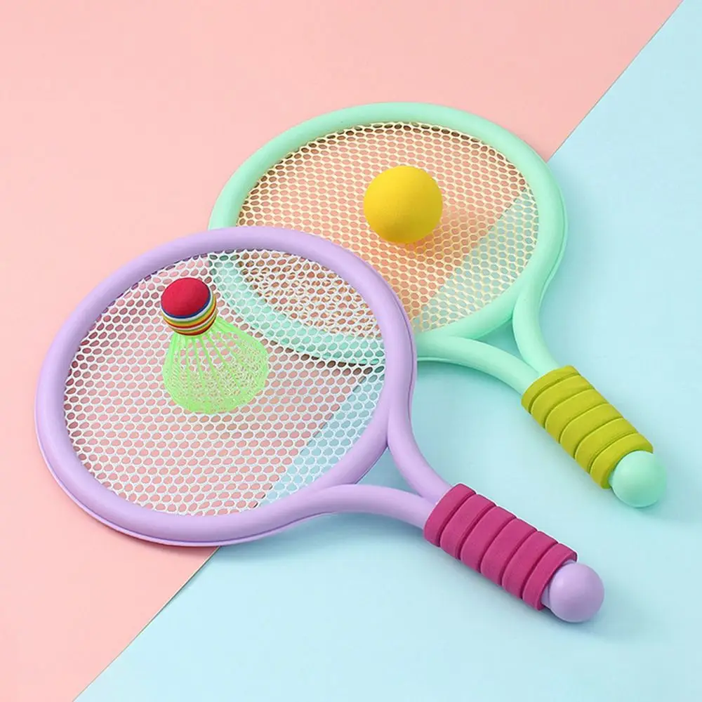 Juego de raquetas bádminton y tenis para niños con volante, pelota