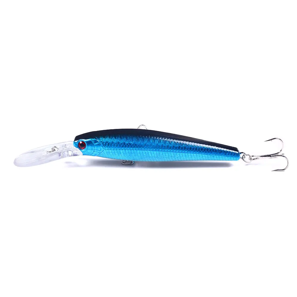 Señuelo minnow en acción mostrando su perfil de nado realista