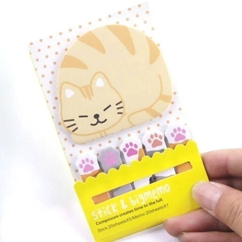 Pegatinas Panda Kawaii - notas adhesivas y marcapaginas 2 uds pesca - imagen 2