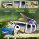 Swimbait articulado hundido gigante para lubina y bagre