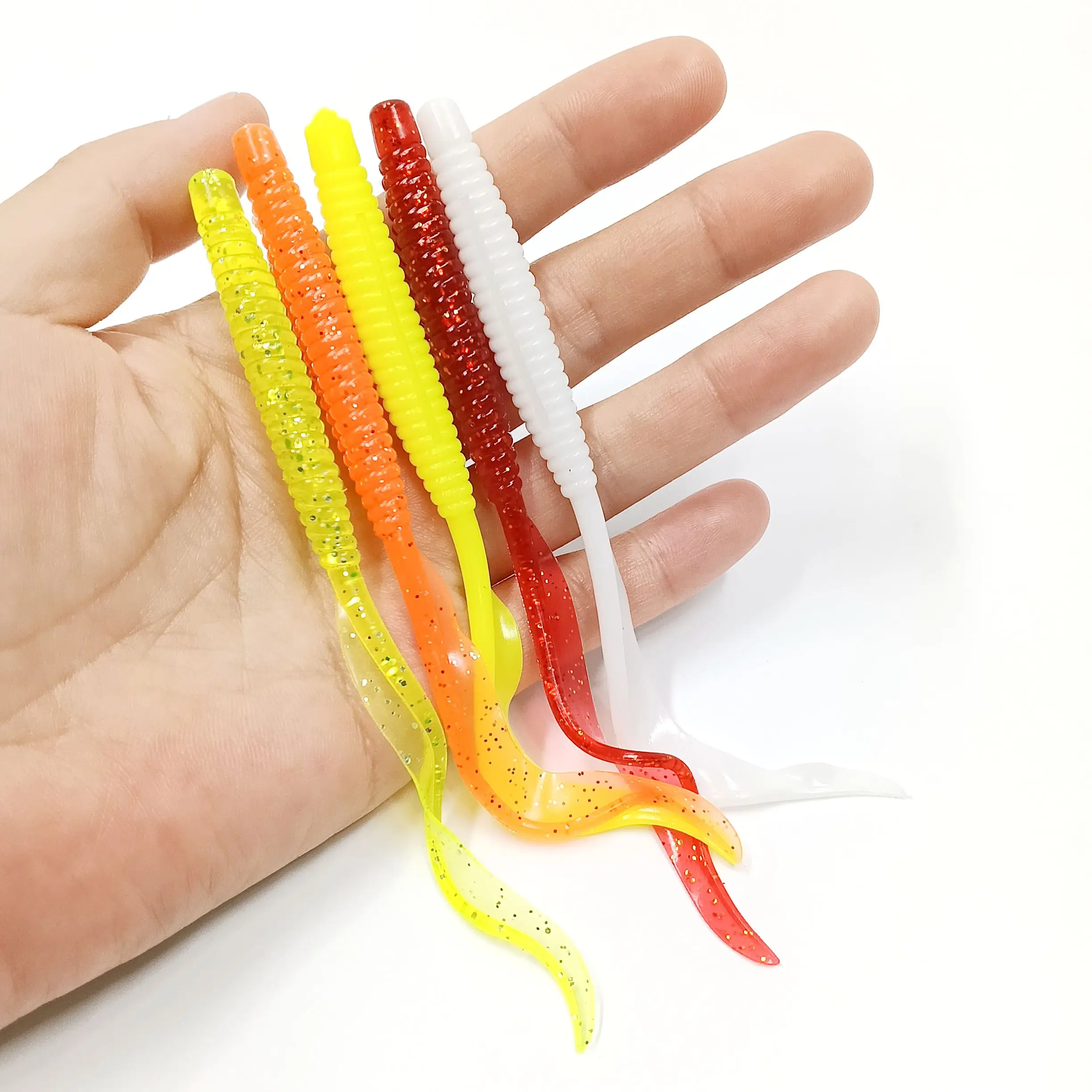 Señuelos blandos Shad Duoduoyu – swimbait cola larga para carpa - imagen 5