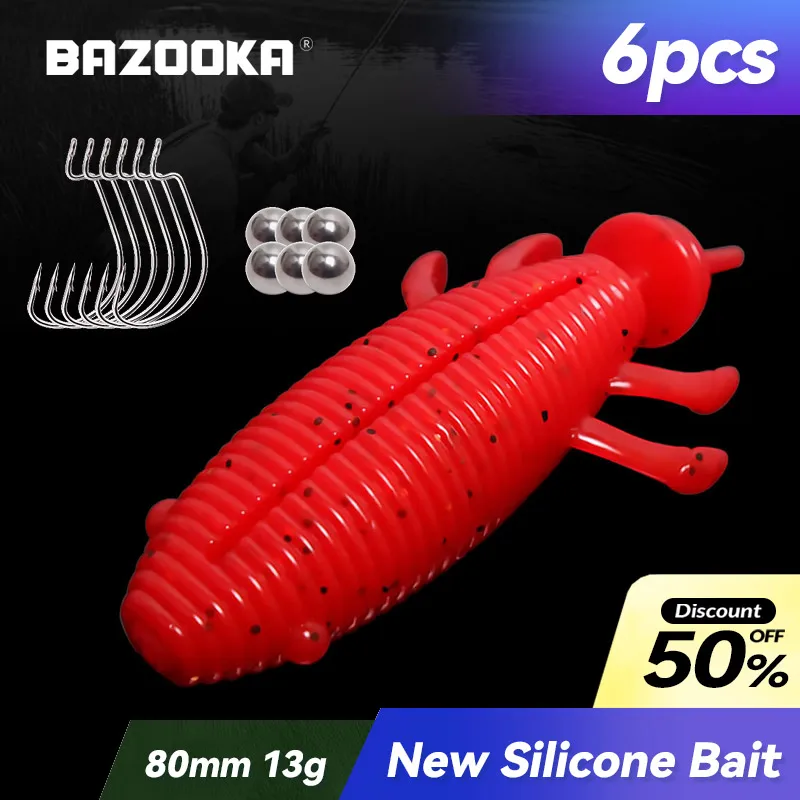 Bazooka Señuelo Blando Shad Shiner Swimbait – Cebo para carpa y lucio - imagen 5