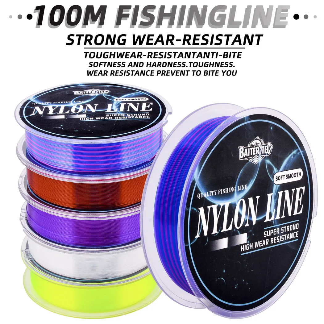 Sedal de nylon japonés de alta resistencia para pesca en mar y río