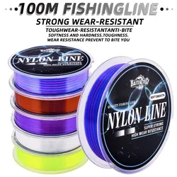 Sedal de nylon japonés de alta resistencia para pesca en mar y río