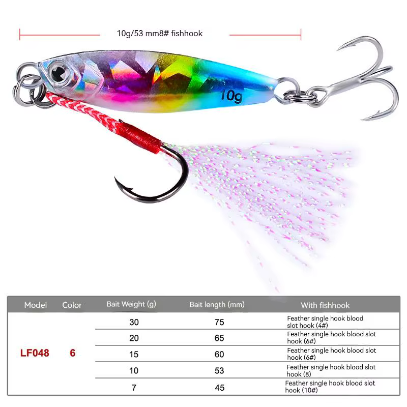 PRO BEROS Japen Jig metálico Shore señuelo lubina - imagen 2