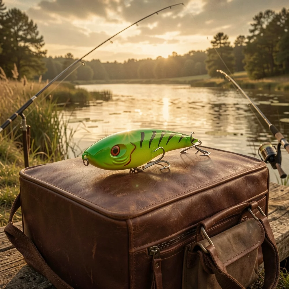 VIB Minnow señuelo lubina duro ruidoso con anzuelos giratorios - imagen 5